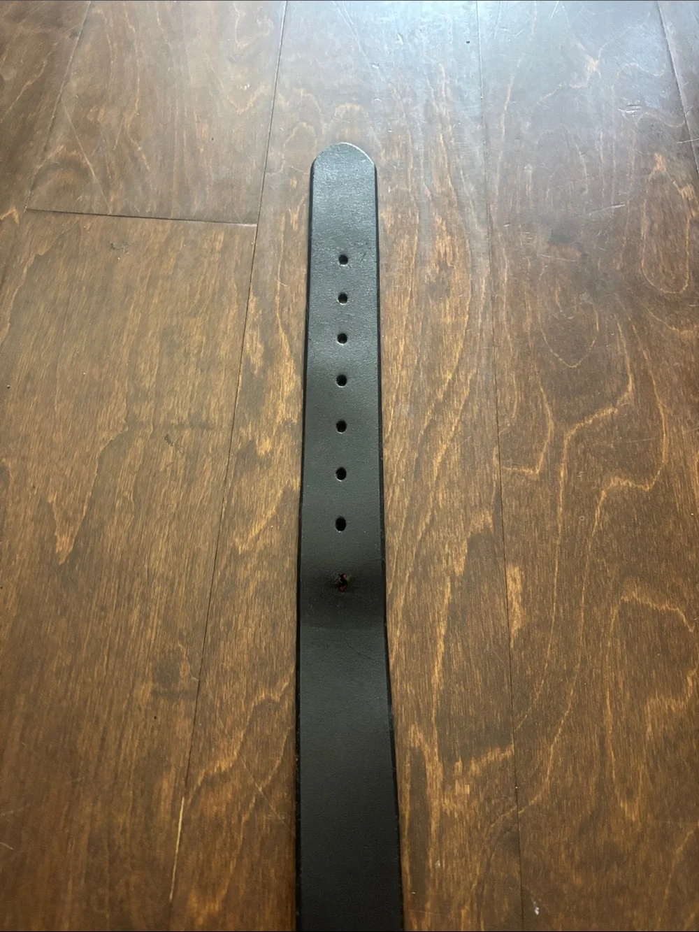 Levi's Black Leather Belt with Silver Snap